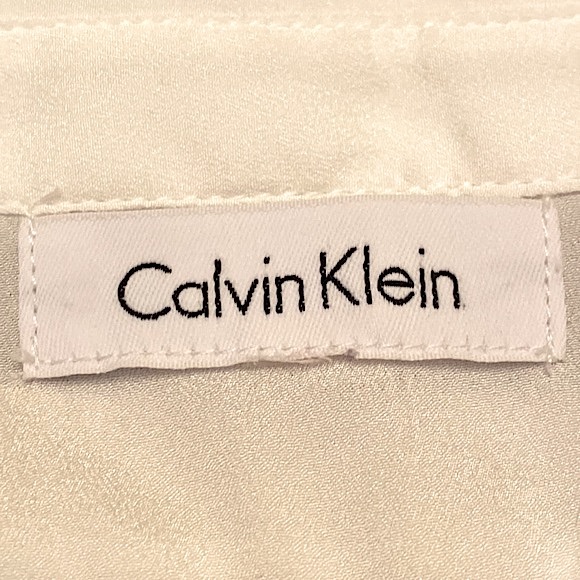 Calvin Klein Black Red White Striped SZ S Preppy Designer Casual Chic Sweater - Picture 8 of 8